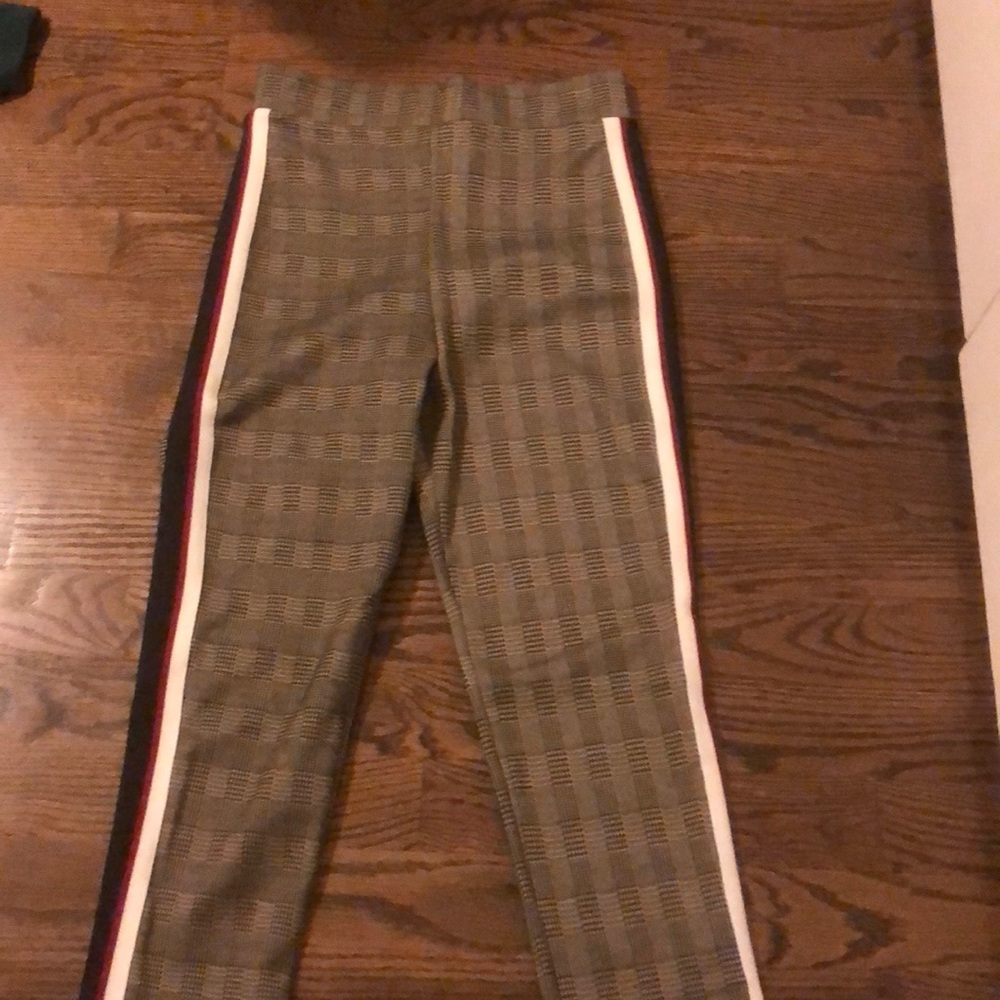 Tan plaid Pants